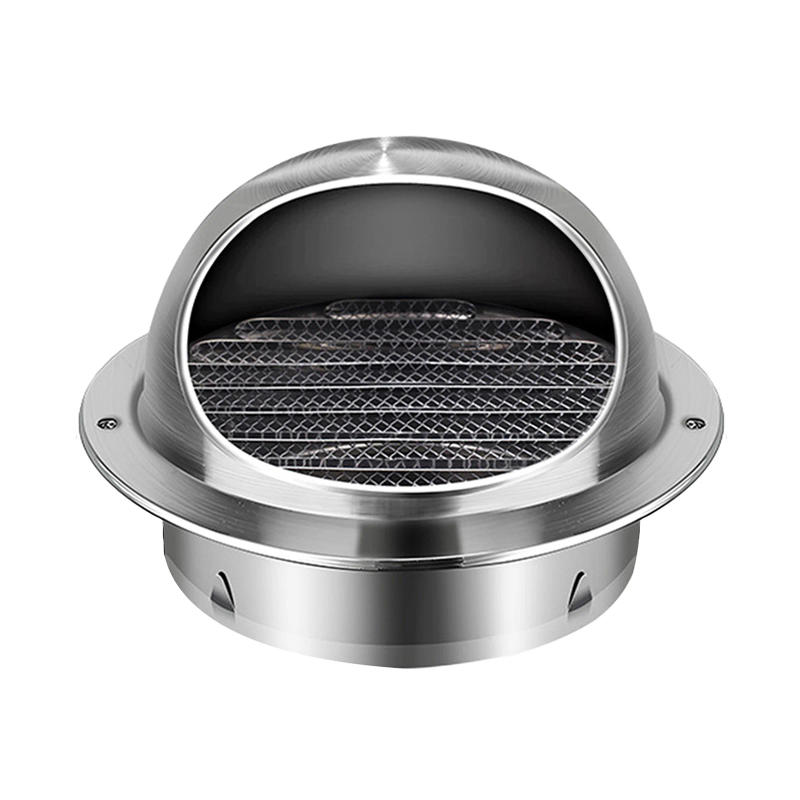 Description Picture 5 of item1PCS Stainless Steel Vent Cap Exterior Wall Air Outlet Grille Round Heating Cooling Vent Cover 80MM 100MM 150MM
