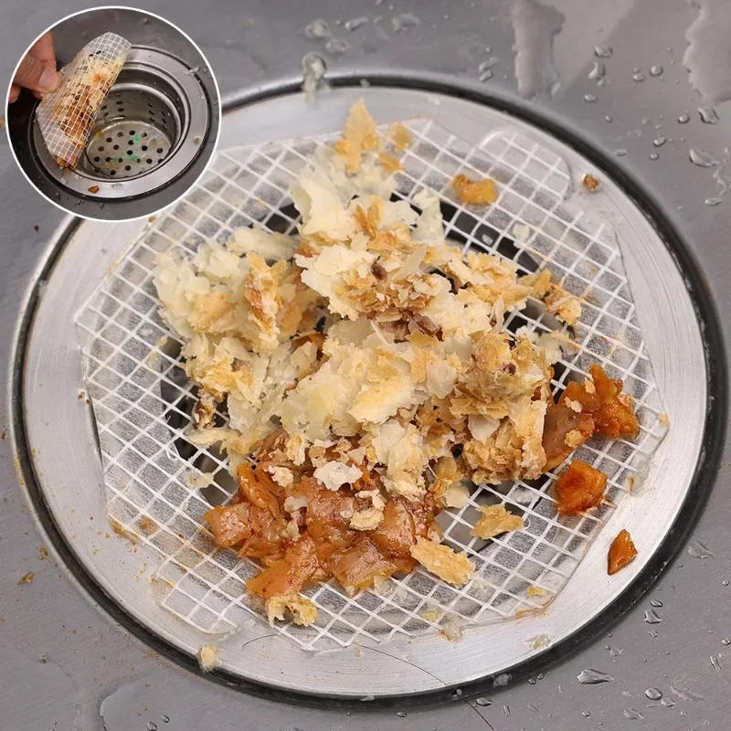 Description Picture 4 of item5/30 PCS Floor Drain Sticker Bathroom Hair Catcher Catch Hairs Shower Filter for Hair Drains Kitchen Sink Strainer Accessories