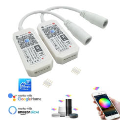 Magic Home Mini RGB RGBW WiFi Controller DC12-24V For Led Strip Panel Light Timing Function 16million Colors Smartphone Control