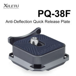 XILETU Anti-Deflection Quick Release Plate 38mm  Arca Type for XQ Backpack Clip Tripod Head Multi-Scene Fast Switching