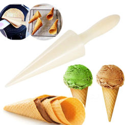 Egg Roll Ice Cream Cone Mold DIY Cooking Omelet Maker Waffle Roller Kitchen Decorating Supplies Handmade Cookie Baking Tools
