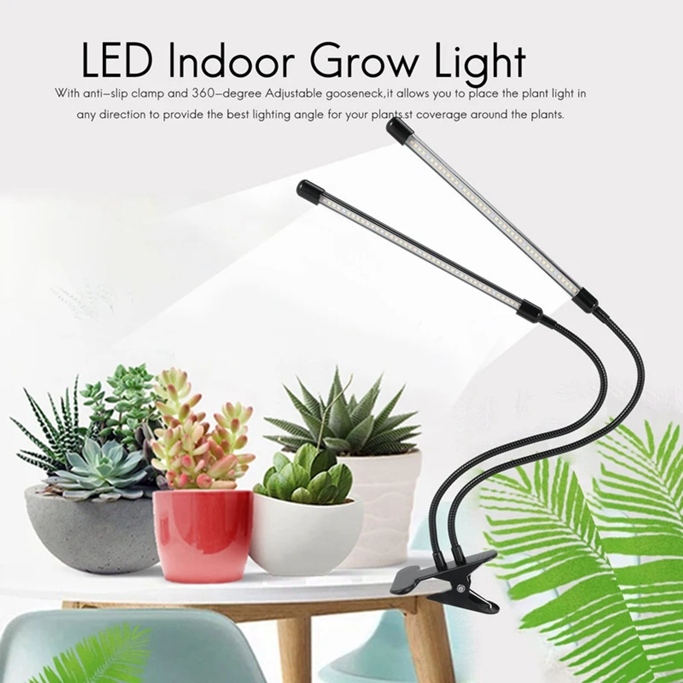 Description Picture 6 of itemUSB LED Indoor Grow Light,40W Full Spectrum Phyto Lamps Sunlight White For Plants House Hydroponics Succulent Grow Box