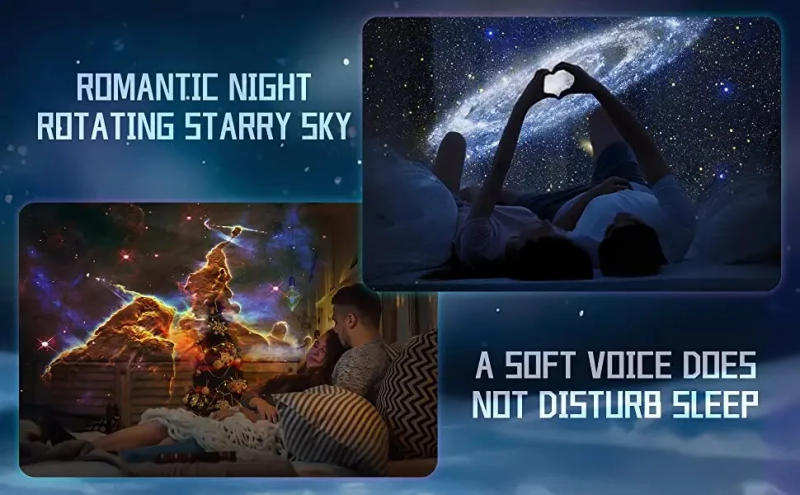 Description Picture 5 of item13 in 1 Star Projector, Night Light Galaxy Projector Starry Sky Projector 360° Rotate Planetarium Lamp For Kids Bedroom Deco 