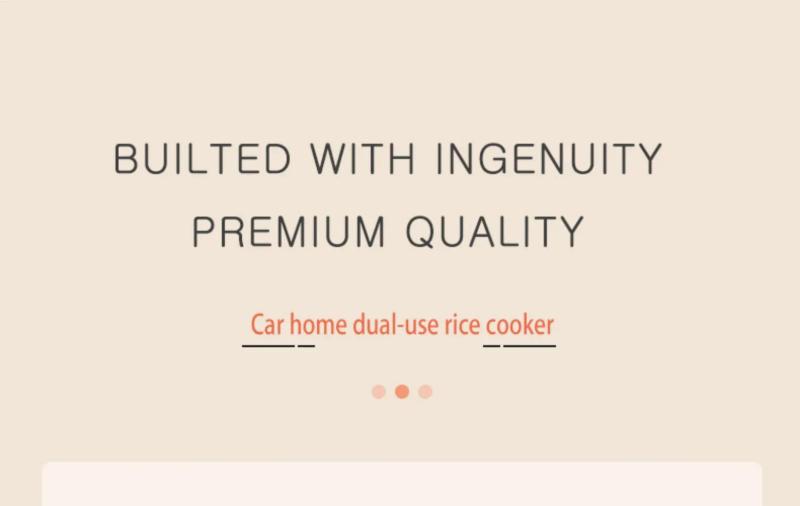 Description Picture 2 of item12V 24V 110V 220V 2L four voltage car home rice cooker van car rice cooker for travel global voltage use