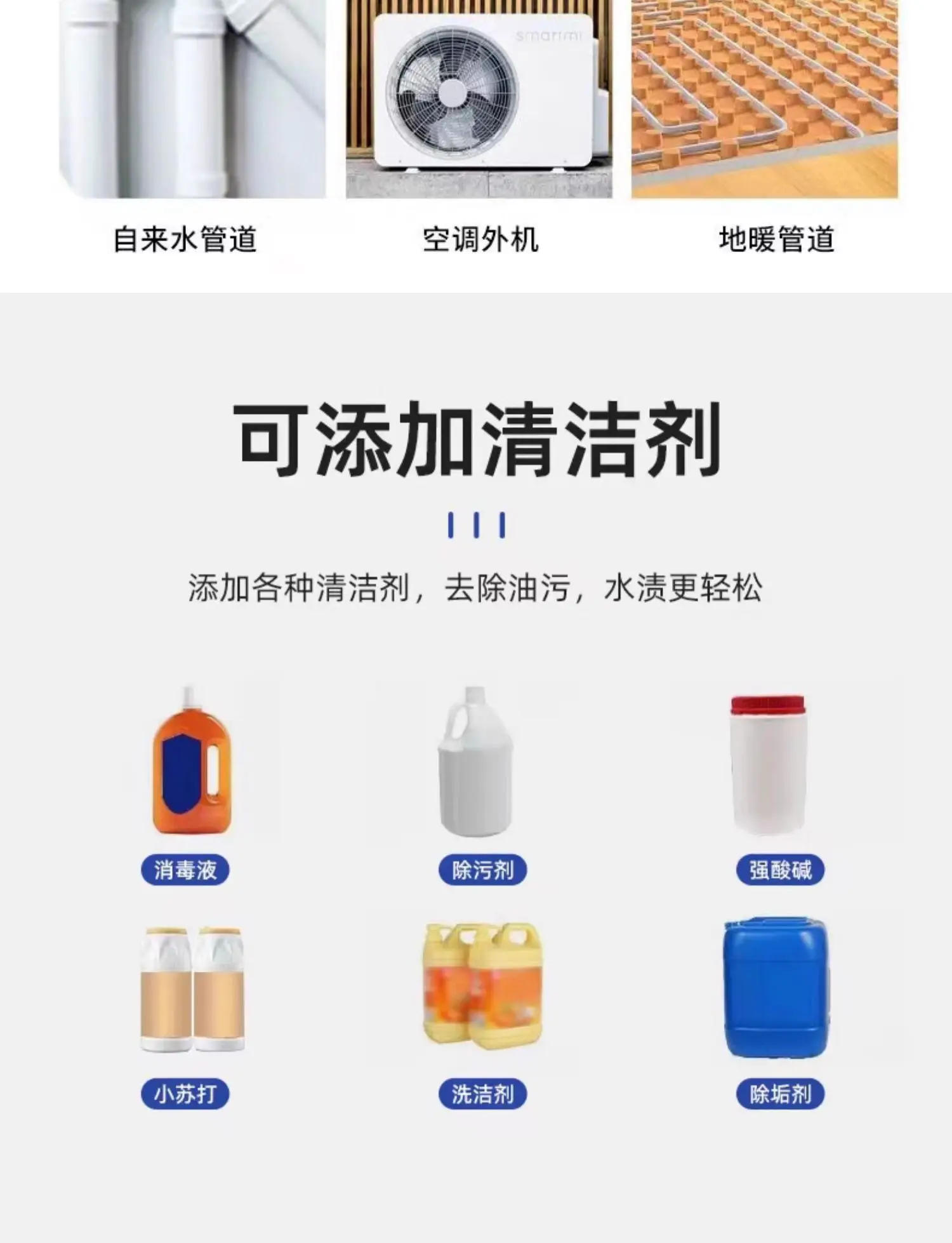 Description Picture 5 of itemTqh High Temperature Steam Cleaner Household Appliances Kitchen Ventilator Air Conditioner Multi-Function Equipment Special