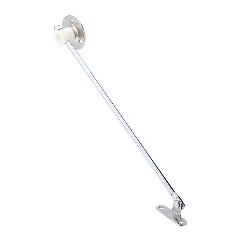 Description Picture 6 of itemCabinet Door Stay Hinge High Quality Iron Material Triangular Screw Hole Solid Support Rod Silver Color Set of 2