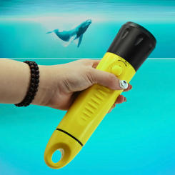 L2 Scuba Diving Flashlight Stepless Dimming LED IPX68 Underwater 100 Meters Diving Light With Built-in 15000mAh Rechargeable