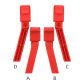 Red landing gear