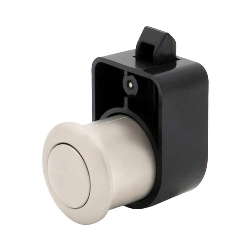 Description Picture 2 of itemCabinet Lock Push Button Lock Alloy Pull Handle Plastic Materials Reliable Lock Sturdy Construction For Cabinets