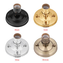 E26/E27 Vintage Industrial Ceiling/Wall Light Base Holder Pendant Bulb Lamp Screw Socket