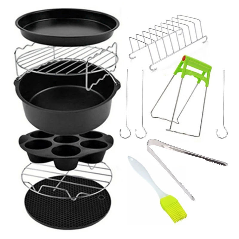 Description Picture 2 of itemAir Fryer Accessories XL Fit all 3.2QT 6.8QT Air Fryer Dishwasher Safe Nonstick Coating 6-8 inch Deep Fryer