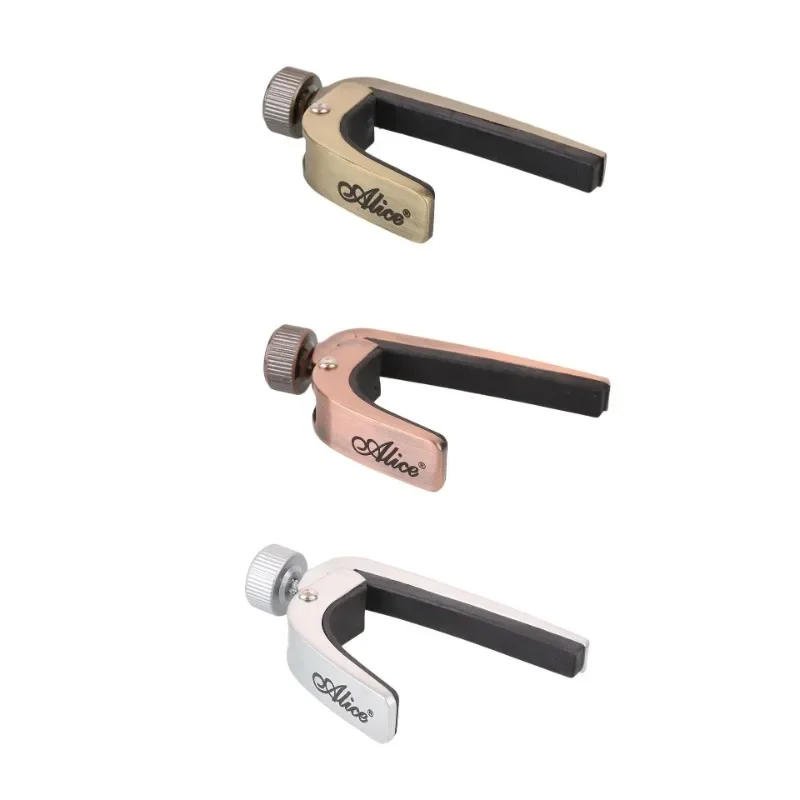 Description Picture 4 of itemGuitar Capos Electric Acoustic Guitar Capo Bass Violin Ukulele Capotraste Single-handed Tune Clamp Trigger 3 Colors Metal Capo