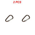 1/2/3PCS 8mm Carabiner Spring Snap Hook Spring Link Hook Clip Hook D-ring Snap Hook Aluminum Backpack Hanging Keychain Not for