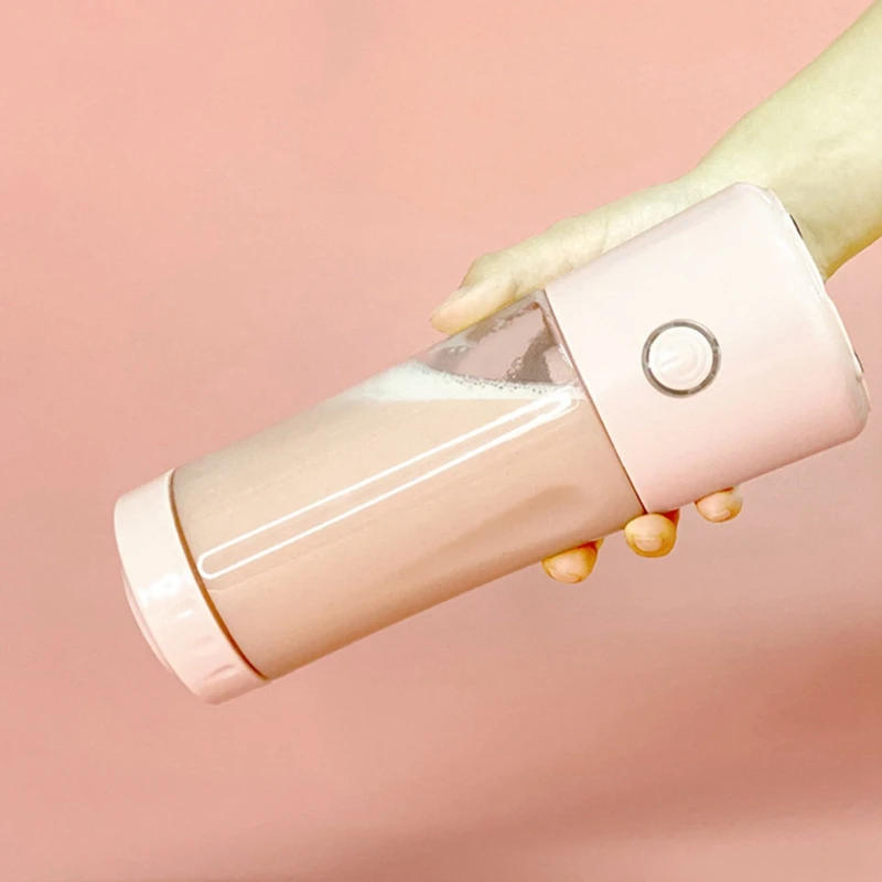 Description Picture 4 of itemPortable Blender Mixer Cup Small Juicer Machine Fruit Juice Mixer USB Electric Safety Juicer Cup Food Processor