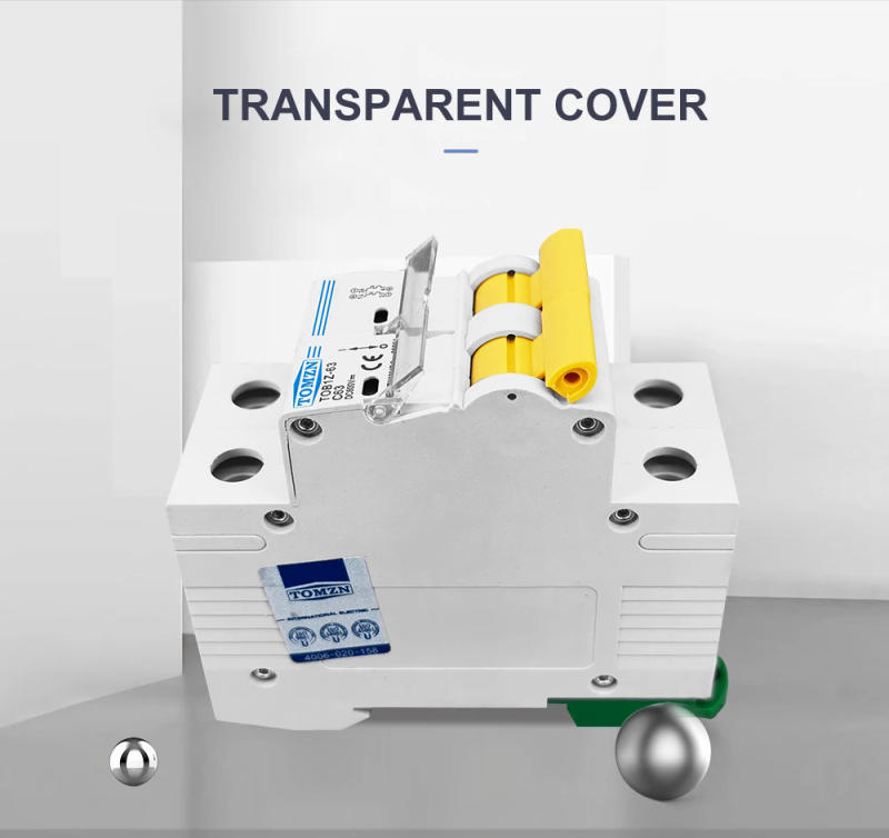 Description Picture 6 of item2P DC 600V  Circuit breaker MCB C curve single pole direct-current fuse for PV