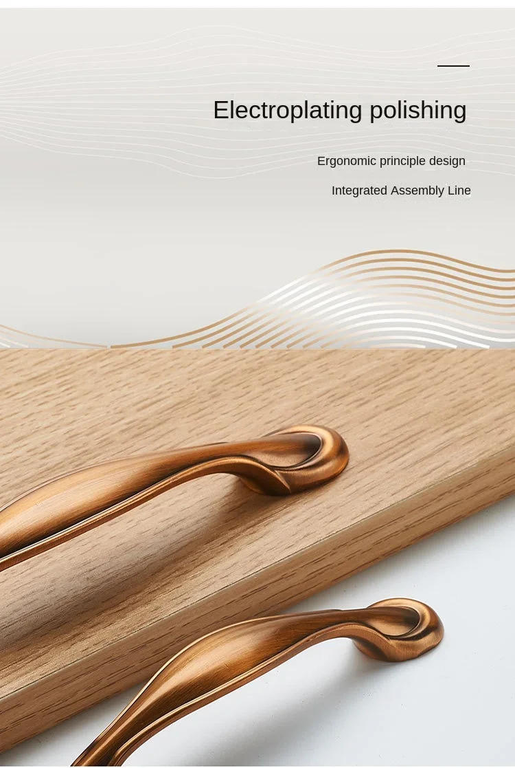 Description Picture 6 of itemWardrobes Shoe Cabinet Doors European Classical Elegant Zinc Alloy Coffee Yellow Ancient Small Handles Drawer Door Knob Muebles