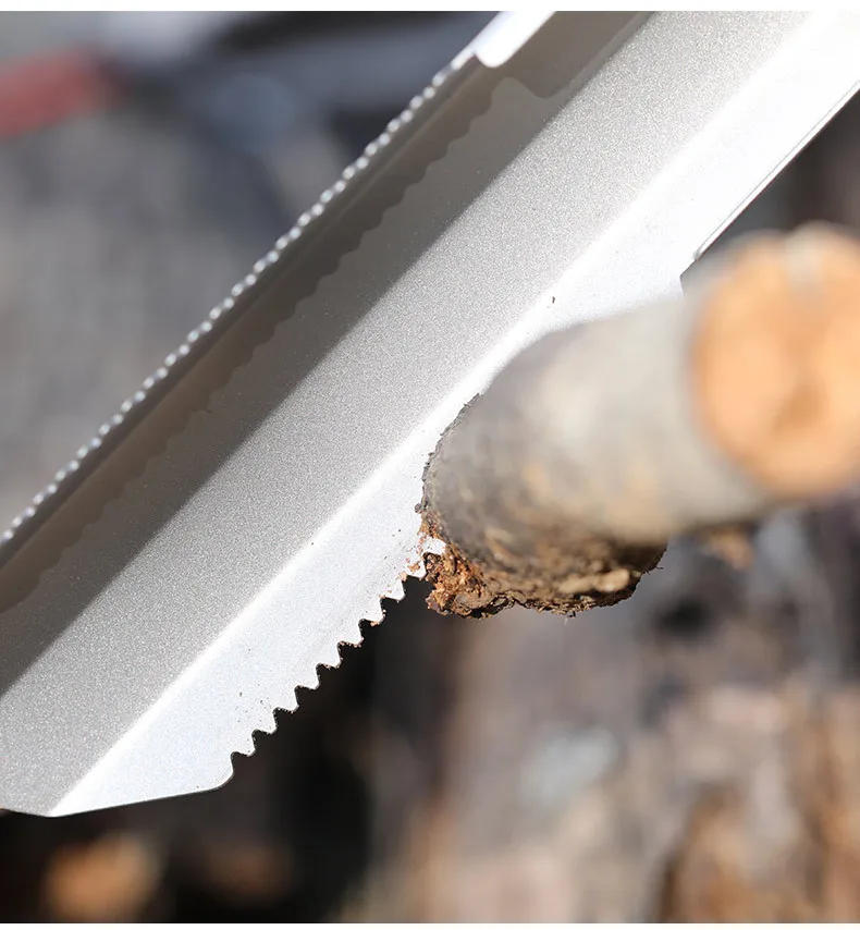 Description Picture 6 of itemTitanium Garden Hand Shovel Outdoor Camping Hiking Backpacking Trowel Outdoor Ultralight Survival Emergency Tools Poop Shovel