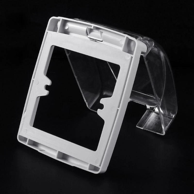 Description Picture 5 of item425C Waterproof Dust Cover Clear Switches Outlet Protective Box Household Plastic Wall Outlet Switches Box Dust Cover