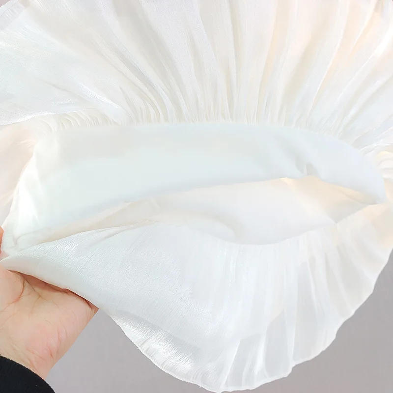 Description Picture 4 of itemGirls' Chiffon Floral Sleeveless Doll Shirt Set Summer New Style Stylish Comfortable Breathable Top Wholesale Set for Baby Girls