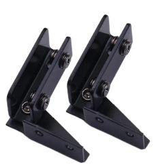 Shower Door Hinges Cabinet Glass Hinge Clamp Without Drilling Side Mounted Frameless Glass Door Hinge For Bathroom Display Wine