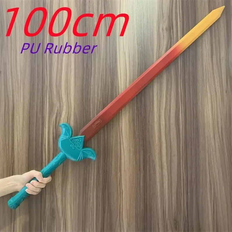 Description Picture 4 of itemWW Snow Tombed Starsilver Sword Wind Ear Fungwan Cosplay Weapon Coldest Sword Movie Role Playing Halloween Safety PU Model Gift