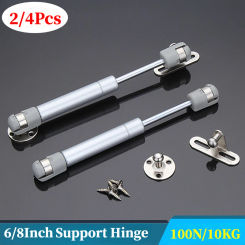 2/4PCS Cabinet Door Gas Struts 100N/10KG Supports Gas Spring Lid Support Gas Props Shocks Kitchen Cupboard Hydraulic Hinge