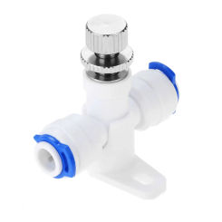 Reverse Osmosis 1/4" Hose RO Water Flow Adjust Valve Regulator Waterflow Control Valve Connector Fitting Water Speed Controller