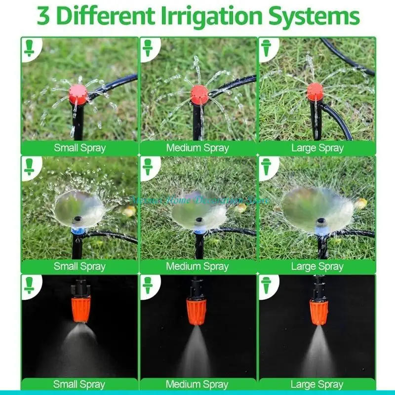 Description Picture 6 of itemH7BF Drip Irrigation System Set 30m Garden Watering System Automatic Irrigation System Micro Drip Irrigation for Greenhouse