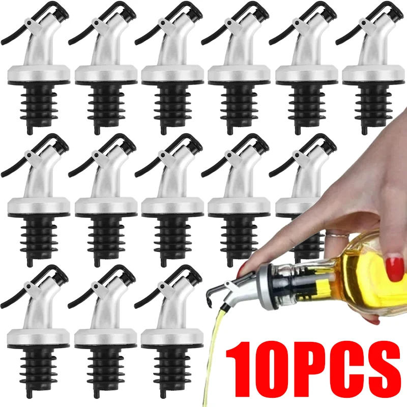 Description Picture 3 of itemOil Bottle Stopper Rubber Lock Plug Seal Leak-proof Food Grade Plastic Nozzle Sprayer Liquor Dispenser Wine Pourers Bar Tools