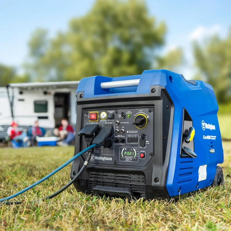 Description Picture 4 of item4500 Peak Watt Super Quiet Portable Inverter Generator, Remote Electric Start with Auto Choke, Gas Powered