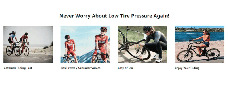 Description Picture 4 of itemHigh Pressure Bicycle Pump with Clear Digital Gauge Aluminum Alloy Mini Cycling Bicycle CO2 Inflator for Mountain Bike Road Bike