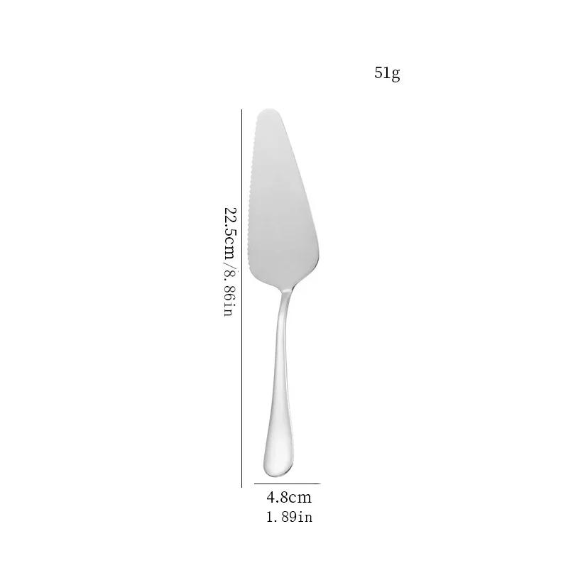 Description Picture 4 of itemPie Server Cake Spatula Cheese Pizza Cutter Stainless Steel Cake Cutter Divider Baking Tools Bakery Kitchen Utensil Cake Tools