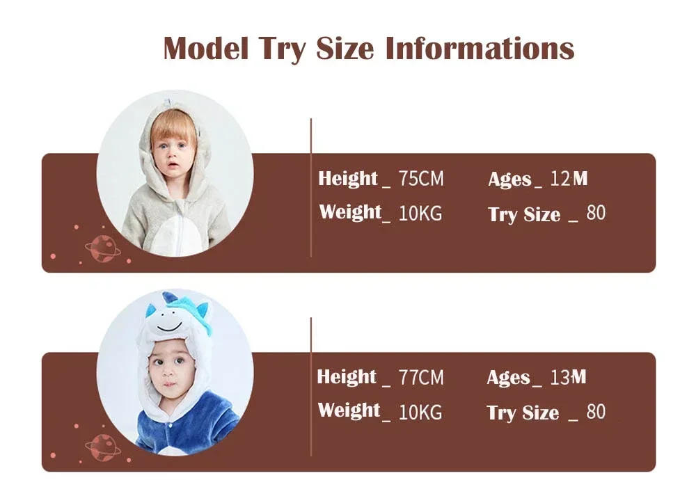 Description Picture 3 of itemNewborn Kids Monkey Kigurumi Pajamas Winter Thick Baby Blanket Slppers Toddler Infant Clothes Hooded Animal Pyjamas Sleepwear