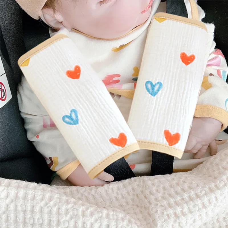 Description Picture 2 of itemBaby Safety Belt Accessories Soft Cushion Shoulder Strap Cover Baby Waist Stool Drooling Bib Baby Strap Bib