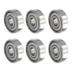 10pcs Inline Roller Skate Bearing 6x19x6mm 626zz Roller Skate Wheel Bearings Replacement Miniature Ball Bearings for Door Window