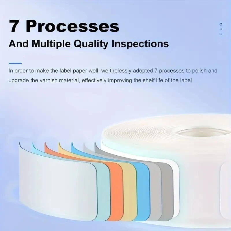Description Picture 4 of itemP15 Paper Roll thermal sticker 12x40 14x30 Thermal Printer Tape Transparent Label Paper for P11/P12/P15/P50/B100/D30/HP1/HP3
