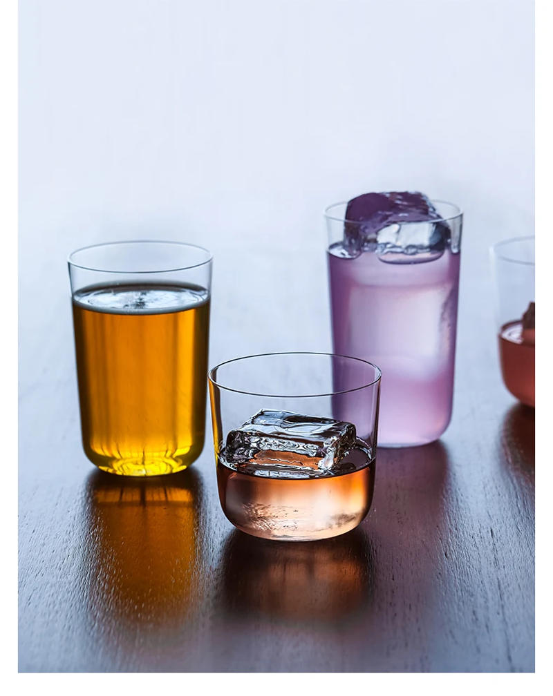 Description Picture 5 of itemCRISON 2025 Premium series Japanese style minimalist high-end crystal glass cup Old Fashioned Long drinking glass