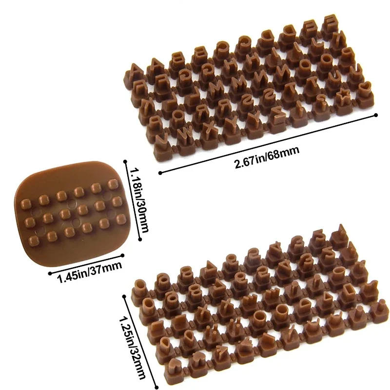 Description Picture 6 of itemMini Alphanumeric Stamping Set Polymer Clay Soft Pottery DIY French Earrings Cutting Dies Earring Jewelry Pendant Making Molds