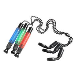 Fishing Alarm Swinger Steel Chain Steel Aluminum Set Swinger Carp Fishing Indicator 4 Color Bite Alarm Fishing Tools