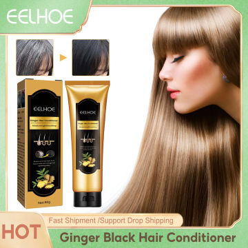 Ginger Hair Conditioner Improve Dryness Remove Splits Greasy Scalp Treatment Roots Straightening White To Black Relieve Dandruff