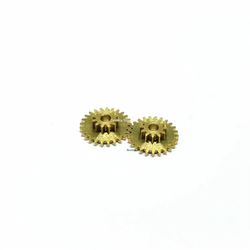 Description Picture 2 of item2PCS 0.4M 12T-25T 2.02mm Duplex Gear DIY Toy Model (Total Thickness: 3mm)