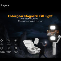 Vectorgear GBL01 Mini Magnetic Fill Light Stabilizer Accessories for DJI OM5 / Zhiyun SMOOTH4/5 / Feiyu Vimble 3 Handheld Gimbal