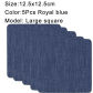 12.5x12.5cmRoyalBlue