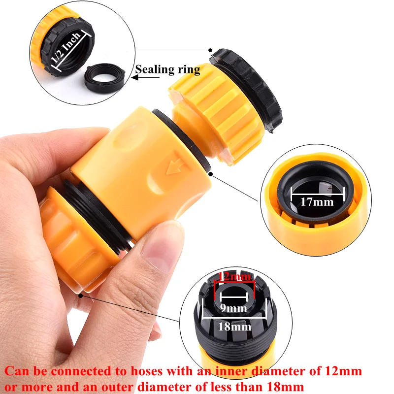 Description Picture 4 of item1/2 3/4 Inch Garden Watering Filter Agriculture Irrigation Hose Filter Water Pipe Quick Connector Car Washing Water Pump Filter