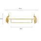 Double rod brass