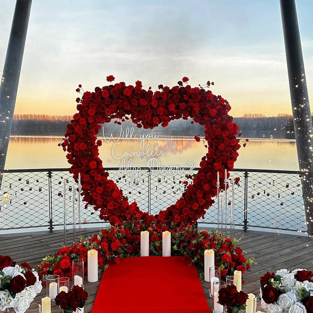 Description Picture 5 of itemWill You Complete My Deen? Neon Sign Custom Wedding Engagement Party Backdrop LED Neon Light Anniversary Party Decor Light Signs