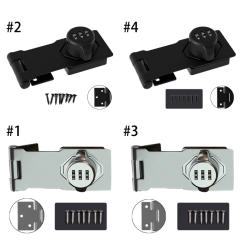 Mini 3 Digit Combination Cabinet Lock Password Safety Drawer Lock Mechanical Dial Combination Lock Used for Toolbox