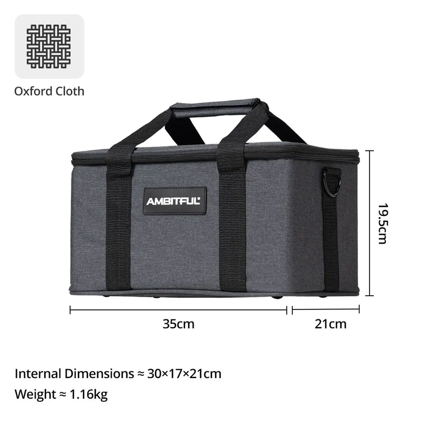 Description Picture 3 of itemAmbitful PB18 Shoulder Straps Portable Carry Bag Studio Flash Light Video Camera Bag for Outdoor Photography Photo Video
