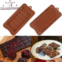 Chocolate Molds Bakeware Cake Molds High Quality Square Eco-friendly Silicone mold DIY 1PC Food Grade 24 Cavity Candy Tools