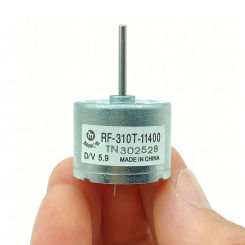 RF-310T-11400 D/V 5.9 Mini RF-310 Motor DC 3.7V 5V 6V 7300RPM Mini 24mm Round Spindle Motor 17mm Long Shaft for CD DVD Player